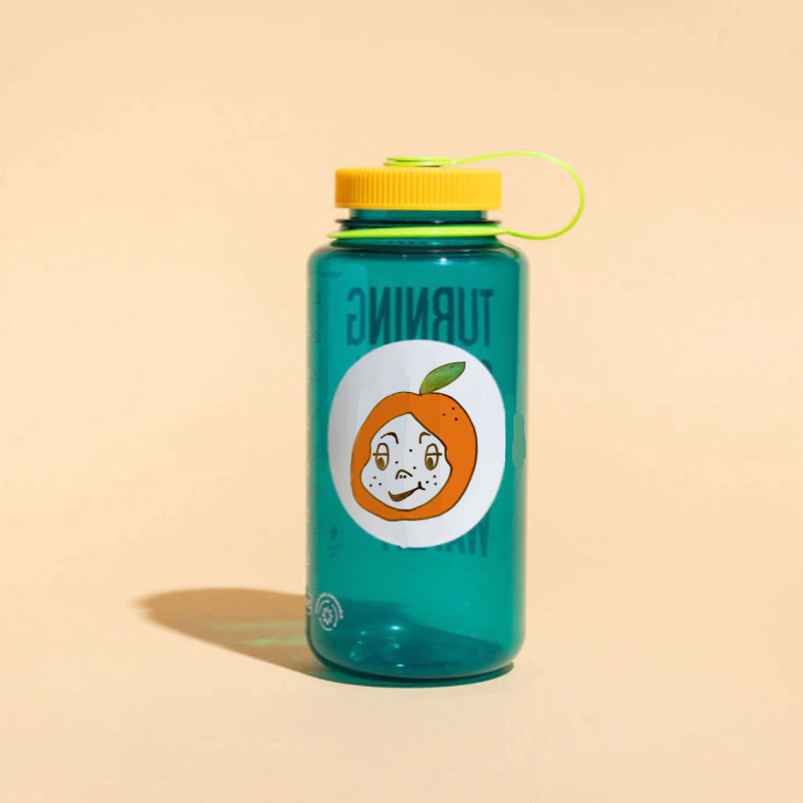ORANGE Apple Mascot