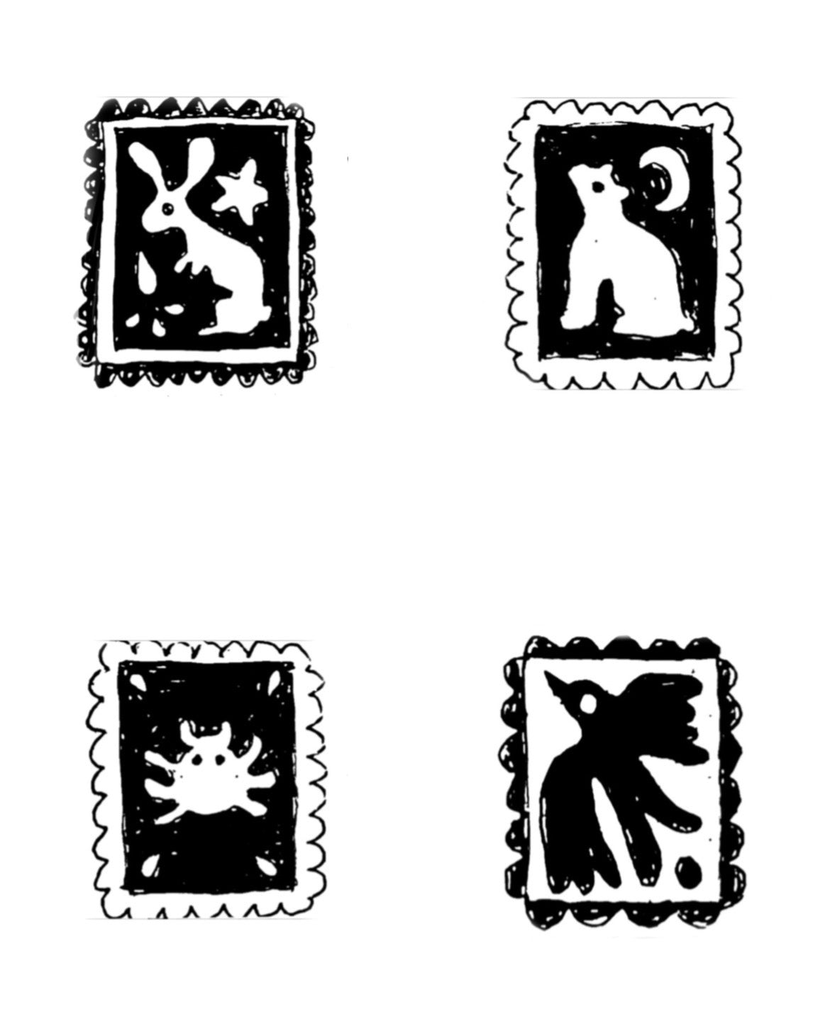 Stamp Motif Tattoo ticket/ flash download